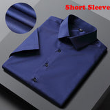 Xituodai Green Mens Dress Shirts 2022 Brand New Superfine Long Sleeve Shirt Men Slim Fit Elastic Breathable Non-Iron Quality Shirt Male