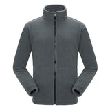 Xituodai Men&#39;s Jacket Slim Fleece Tactical Sweater Casual Turn-Down Collar Zipper Solid Jacket Male veste Warm Winter Coat men&#39;s clothing