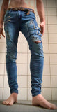 Xituodai Spring Summer Boyfriend Jeans Street Fashion Tight Long Jeans Straight Jeans Men&#39;s High Waist Men Designer Jeans for Men