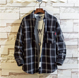 Xituodai Plaid Casual Shirts For Men Clothing Black Plaid Shirt Men Long Sleeve Shirt For Men Fasion M-5XL New Arrival