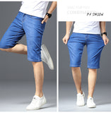 Xituodai Plus Size 42 44 46 Summer Men Business Denim Shorts Fashion Casual Stretch Slim Blue Thin Short Jeans Male Brand Clothes