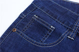 Xituodai Plus Size 42 44 46 Summer Men Business Denim Shorts Fashion Casual Stretch Slim Blue Thin Short Jeans Male Brand Clothes