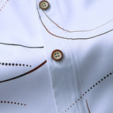 Xituodai Autumn New Men&#39;s Printed Shirt Fashion Casual White Long Sleeve Shirt Male Brand Clothes Plus Size 5XL 6XL 7XL