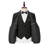 Xituodai Men Tuxedos Slim Fit Business Party Groom Wedding Suits Prom Ball Banquet Marriage Evening Dinner Costume 3 Pieces Shawl Lapel