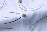 Xituodai 2022 Autumn New Men&#39;s Printed Shirt Fashion Casual White Long Sleeve Shirt Male Brand Clothes Plus Size 5XL 6XL 7XL